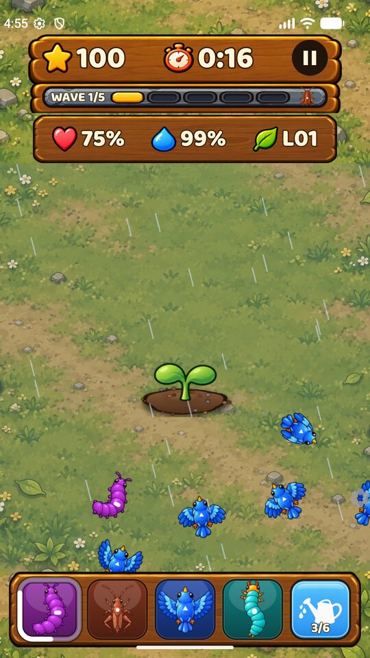 Greenfly: Gameplay in the rain
