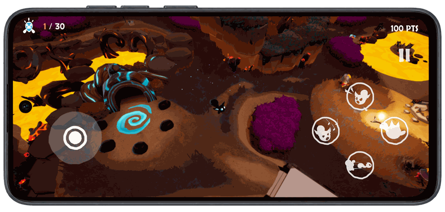 Hoomanz! running on Android