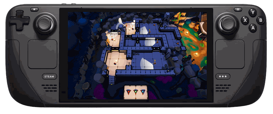 Hoomanz! running on Steam Deck